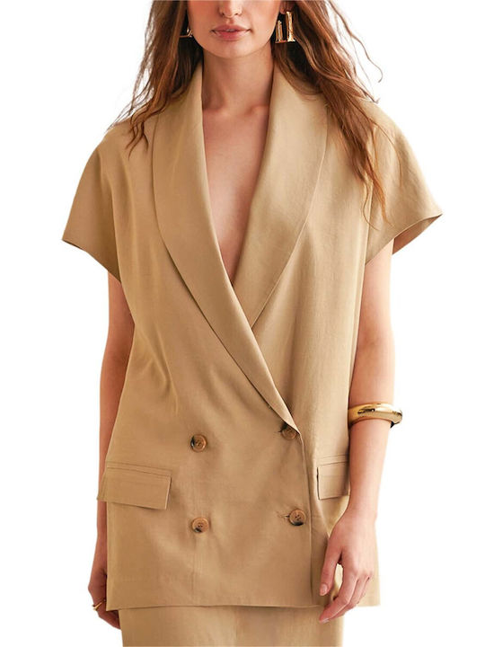 MY T Women's Blazer Sand