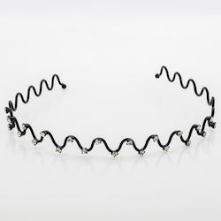 Stirnband Haar Schwarz