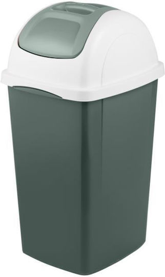 Bama Waste Bin Waste Plastic Green 33lt 1pcs