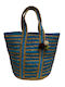 Le Blanc Stoff Strandtasche Beige