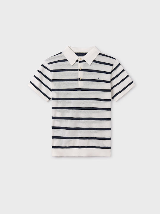 Mayoral Kids Polo Short Sleeve Blue