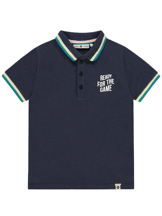 Babyface Kinderpolo Kurzarm Blau