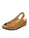 Κλασικά Ανατομικά Peep Toe Πέδιλα Blondie Σε Χρώμα Camel ( Καλοκαίρι 2024 )