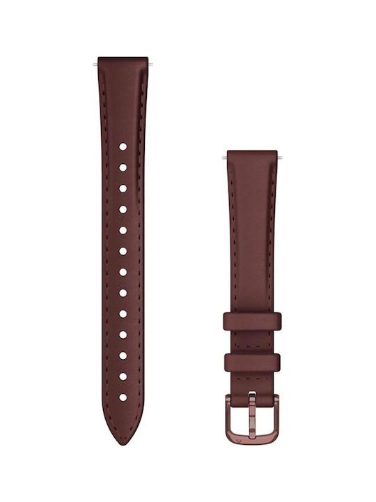 Garmin Quick Release 14 Mm Mulberry Leather Strap With Dark Bronze Hardware