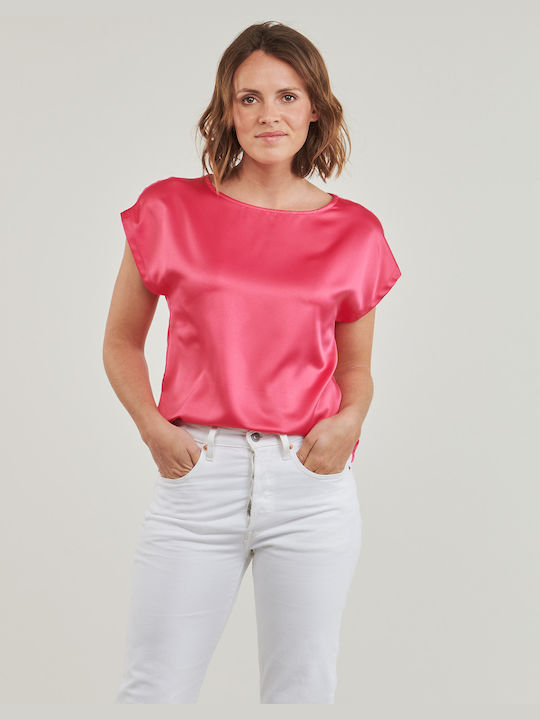 Vero Moda Γυναικεία Μπλούζα Ροζ