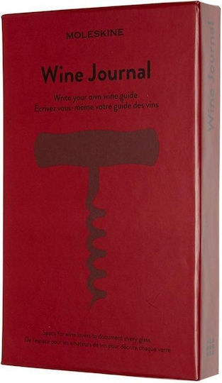 Moleskine Passion Journal Бележник A5 Булет Журнал 400 Листа с Твърда Корица Тетрадка Твърда Корица за Събиране и Организиране на Вашето Вино