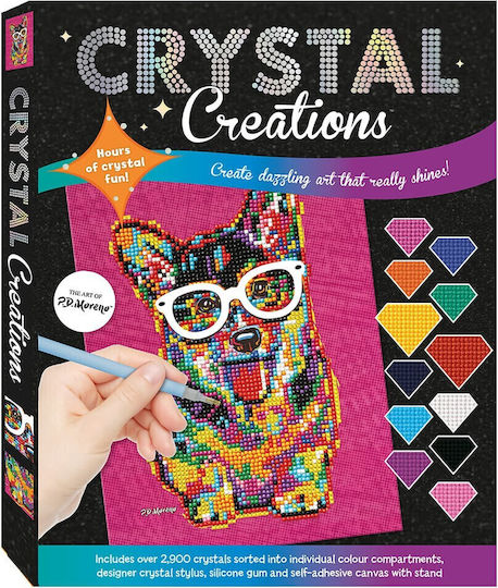 Hinkler Κατασκευη Με Κρυσταλλους Σκυλος - Crystal Creations: Pd Moreno Corgi In Glasses Cc-26 Hinkler