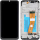 Screen with Touch Mechanism and Frame for Samsung Galaxy A03s A037G EU Version (Black)
