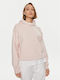 Damen Sweatshirt Kapuzen Rosa