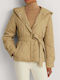 Ralph Lauren Women's Short Lifestyle Jacket for Winter Birch Tan