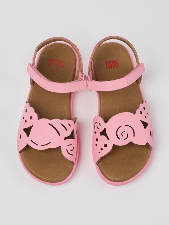 Camper Kinder Sandalen Twins Anatomisch Rosa