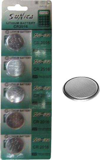 AGC Lithium Watch Battery CR2016 5pcs