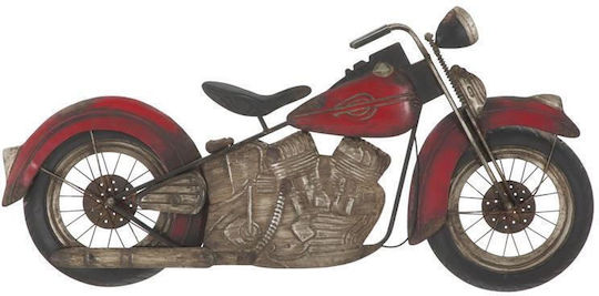 Wanddekoration Metallic Motorrad 98,5x5,5x47,5.cm