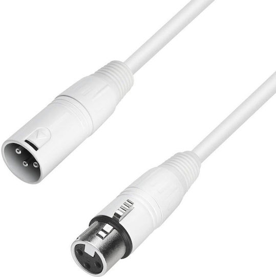 Adam Hall Cable XLR male - XLR female Πολύχρωμο 1m (AH-K4MMF0100-SNOW)
