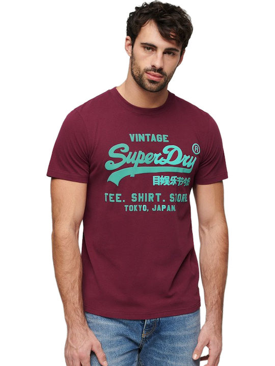 Superdry T-shirt Rich Berry Purple