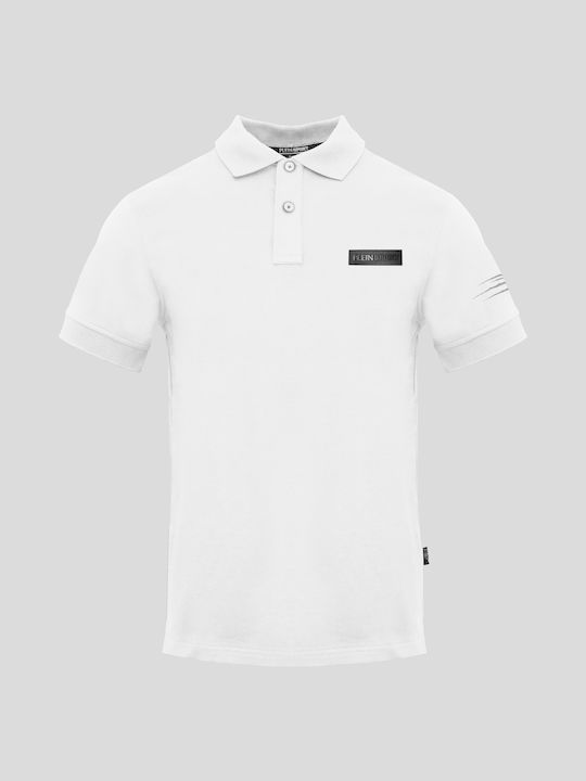 Philipp Plein Herren Shirt Polo Weiß