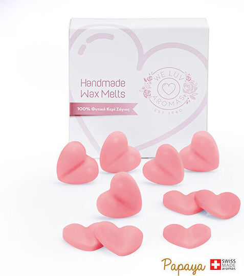 We Luv Aromas Set Raumdüfte Wachsschmelze mit Parfüm Papaya 701-0002 10 Stück