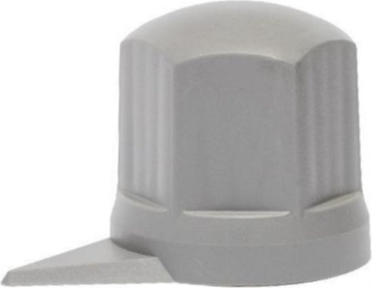 Cargo Caps Lang Silber/Grau mit Index 32mm - 60 Stück.