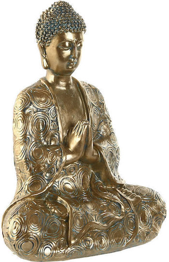 Figură decorativă Home Esprit Gold Buddha Oriental 20 X 12 X 24,3 Cm