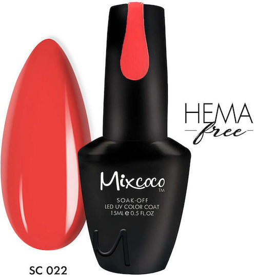 Mixcoco Ημιμόνιμο Βερνίκι Νυχιών 022 15ml