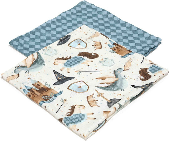 La Millou Burp Cloth 70x70cm 2 Pieces