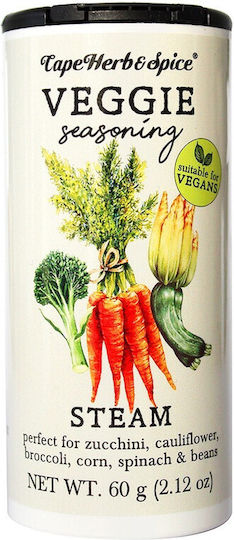 Cape Herb & Spice Veggie Steam Seasoning (καρύκευμα Για Λαχανικά Στον Ατμό) 60gr