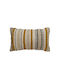 Le Blanc Sofa Cushion 100% Cotton Natural With Mustard 30x50cm