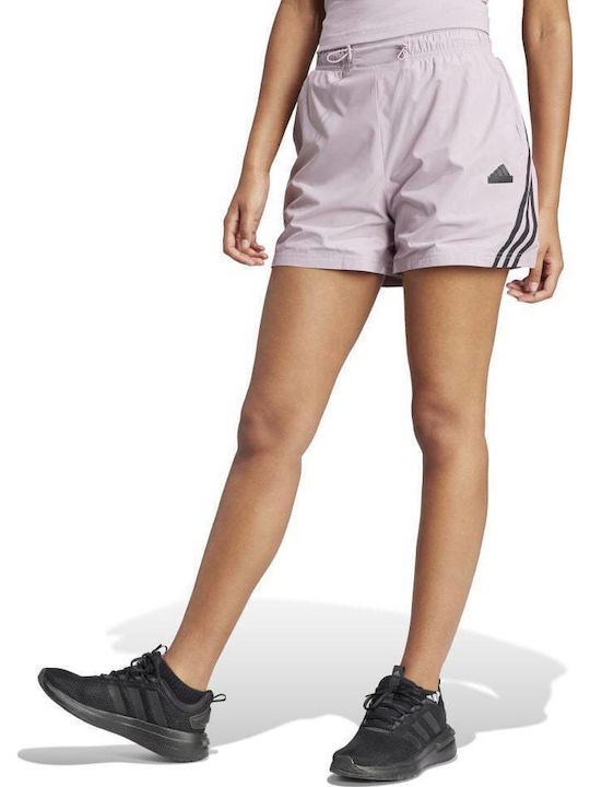 Future Icons 3-stripes Women's Sporty Shorts Purple