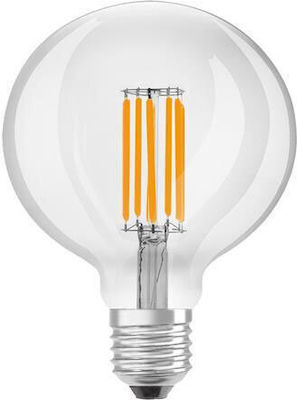 Eurolamp Λάμπα LED για Ντουί E27 και Σχήμα G125 Θερμό Λευκό 1521lm