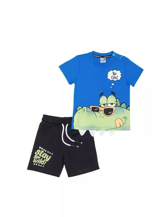 Sprint Kinder Set mit Shorts Sommer 2Stück Blau