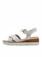 Anatomic Women's Leather Platform Shoes White