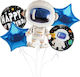 Set of 5 Balloons Foil Birthday-Celebration