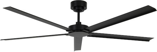 Lucci Air Monza Ανεμιστήρας Οροφής 152cm Μαύρος