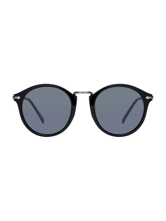 Sonnenbrillen mit Schwarz Rahmen und Schwarz Spiegel Linse 025041