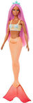 Barbie Κούκλα Mermaid with Colorful Hair, Tails and Headband Accessories (Διάφορα Σχέδια) 1τμχ