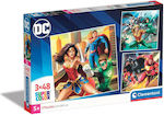 Clementoni Kids Puzzle Super Color Dc Comics Justice League 3x48 pieces