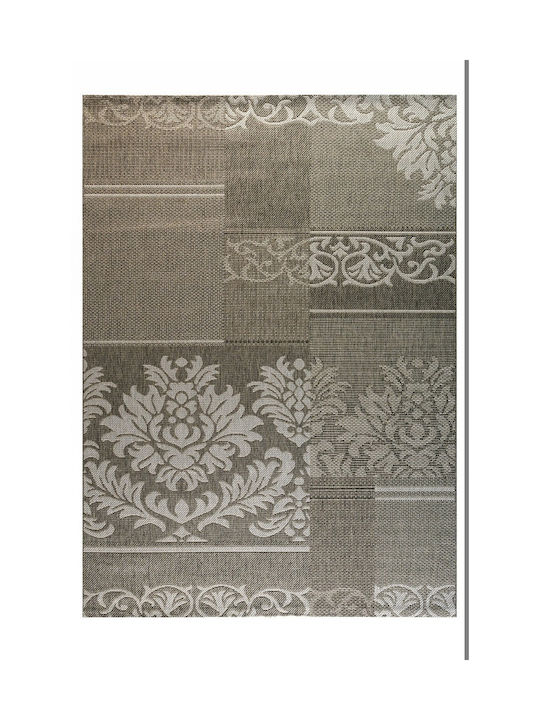 Tzikas Carpets 16410 Covor De exterior Rectangular din iută Gri