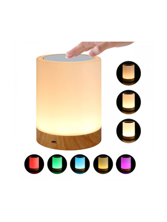 Techly Διακοσμητικό Φωτιστικό LED RGB 9x9εκ.