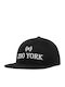 Zoo York Logo Snapback Cap Unisex Καπέλο Cotton - Black Zm241-043-1
