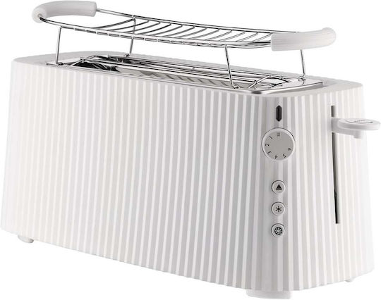 Alessi Plissé Φρυγανιέρα 2 Θέσεων 1700W Λευκή