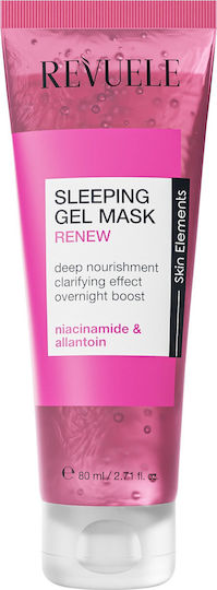 Skin Elements Гел маска за сън - Renew, 80 мл - розова