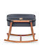 Hanah Home Wiege mit Matratze Black-Oak