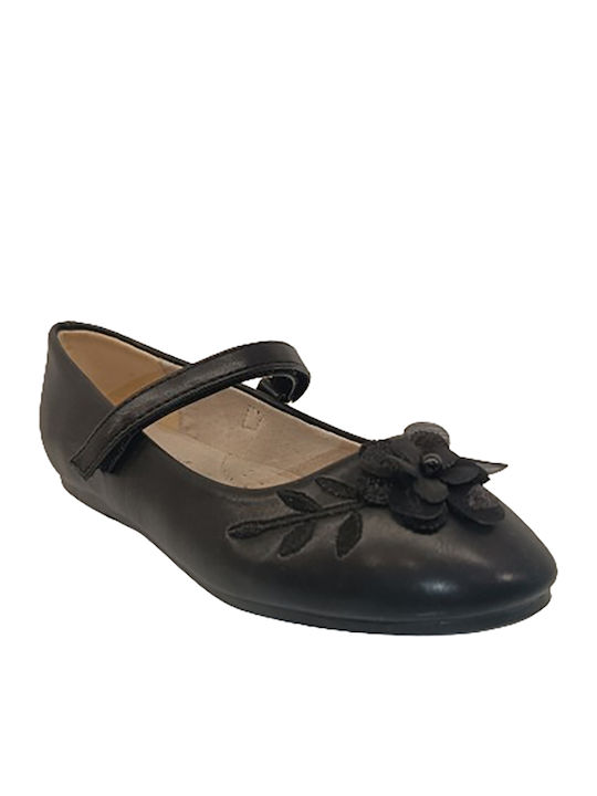 Meridian Shoes Детски Балетни Обувки Черни