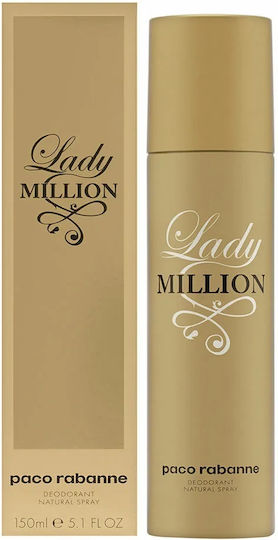 Rabanne Lady Million Deodorant Spray 150ml