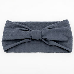 Kariertes, graues Stoffband