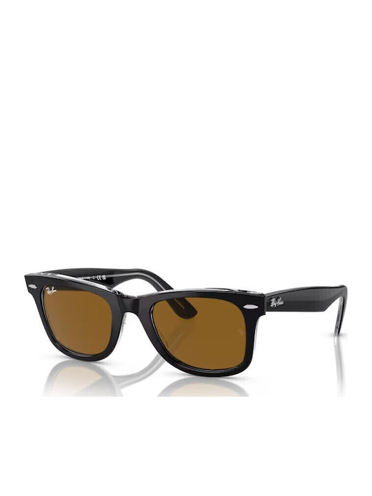 Ray Ban Wayfarer Unisex Sunglasses with Black P...