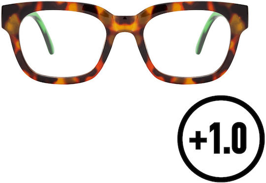 Reading Glasses +1.00 in Brown color A16138-03-00