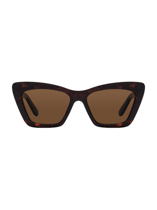 Women's Sunglasses with Brown Frame and Brown Lens 06-028119-01