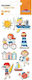 Autocolante Sceny 7x14cm 440245 Global Gift