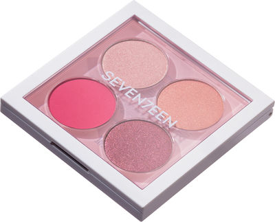 Seventeen Vibrant Eyes Quad Palettes nr. 05 Rosy Nude